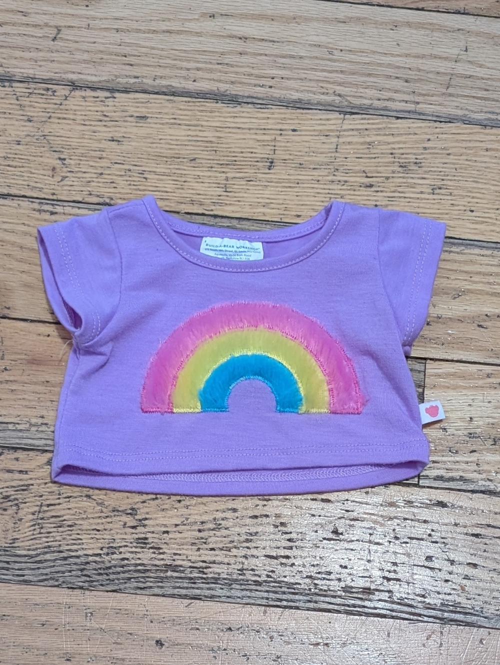 4/$20 GUC Build A Bear Rainbow Tshirt *F3